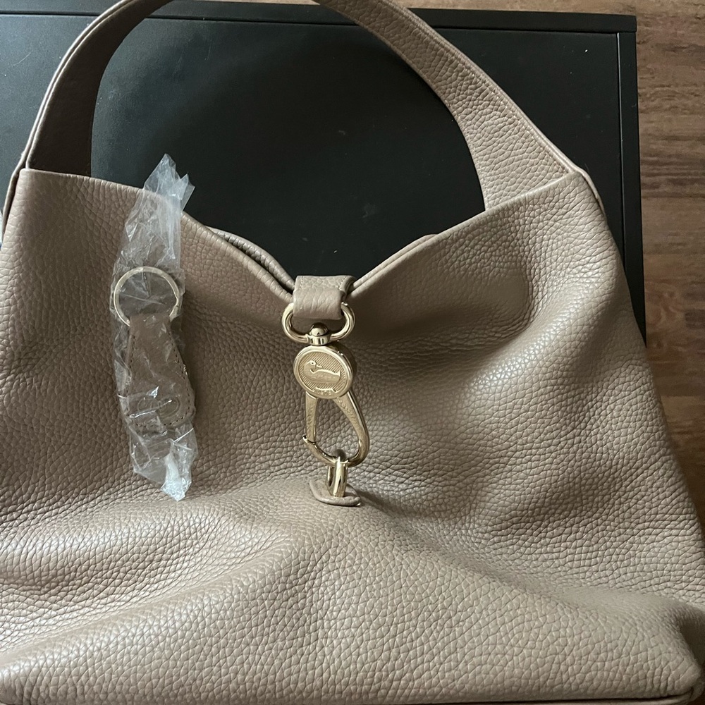 Dooney and Bourke Logo Lock Purse